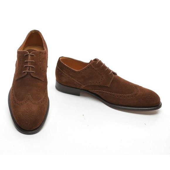 Men Campanile 9424 Suede Brogue Derby Oxfords Men UK 8 main image 5